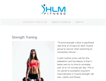 Tablet Screenshot of hlmfitness.com